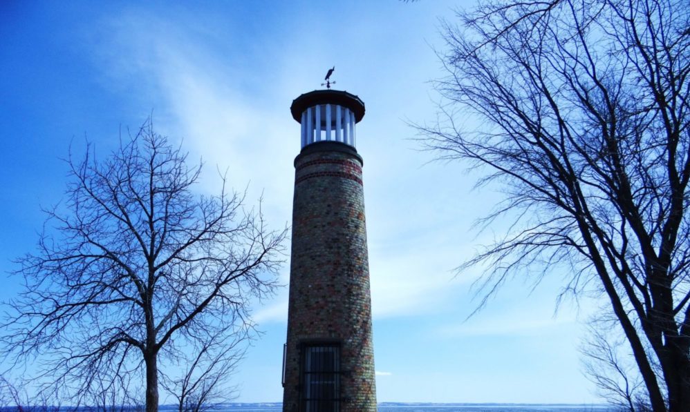 Asylum Point Lighthouse in Oshkosh, WI-min
